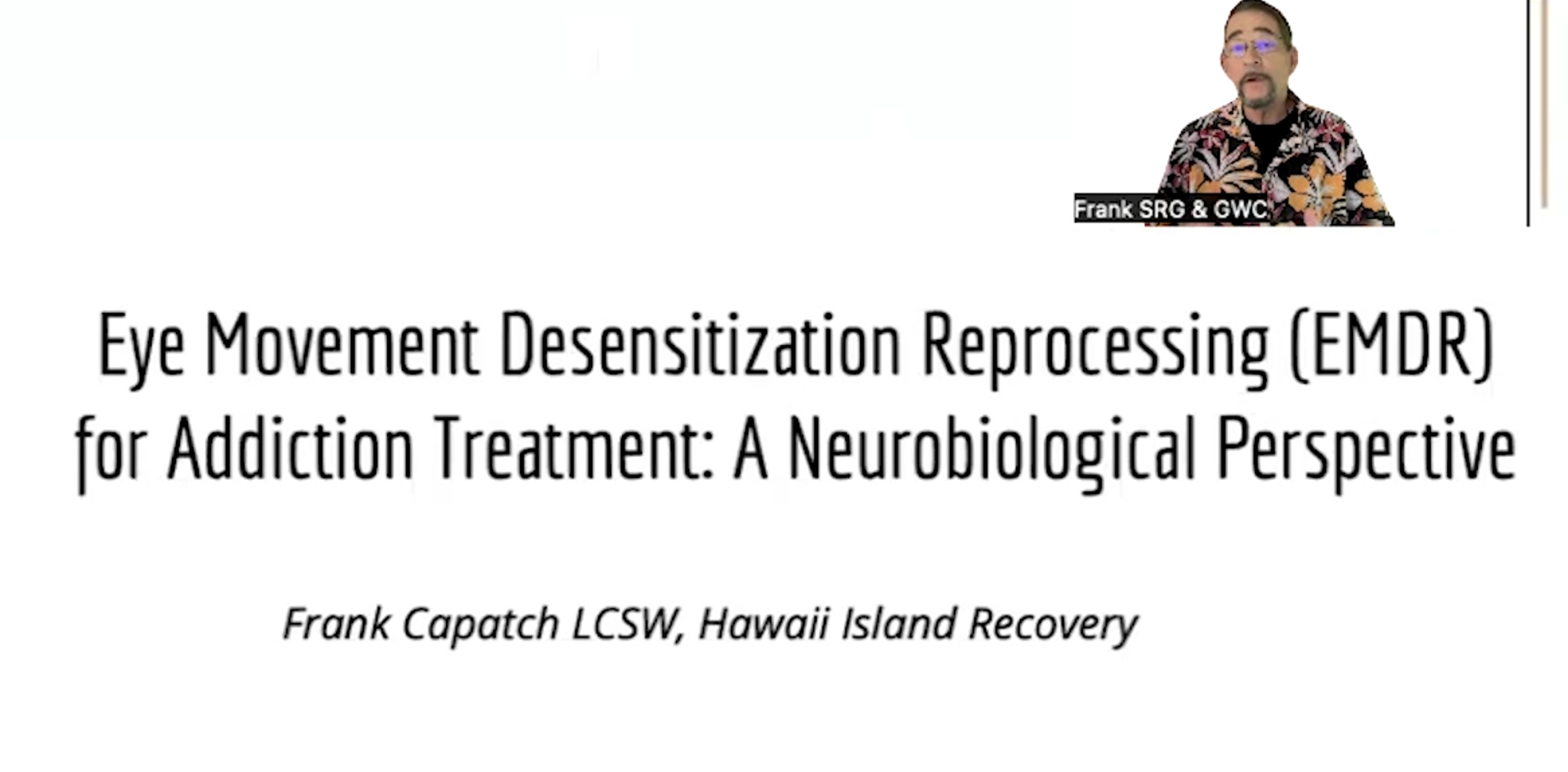 EMDR for Addiction Treatment with Frank Capatch